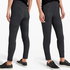 Lululemon Womens HERE TO THERE HR PANT Dark Gray High Rise Trousers Sz 4